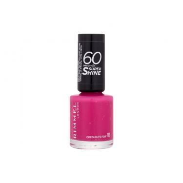 Rimmel London 60 Seconds Super Shine 8Ml  Ženski  (Nail Polish)  152 Coco-Nuts For You