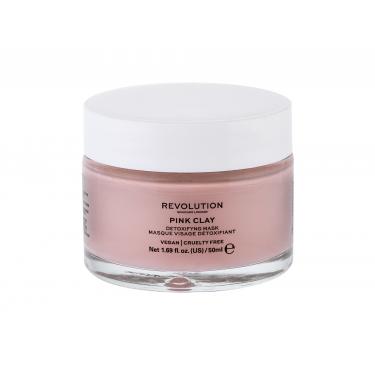 Revolution Skincare Pink Clay Detoxifying  50Ml    Ženski (Obrazna Maska)