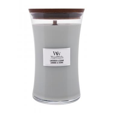 Woodwick Lavender & Cedar   610G    Unisex (Dišeca Sveca)