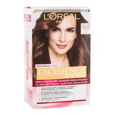 L'Oréal Paris Excellence Creme Triple Protection 48Ml 5,02 Light Brown(Barva za lase)