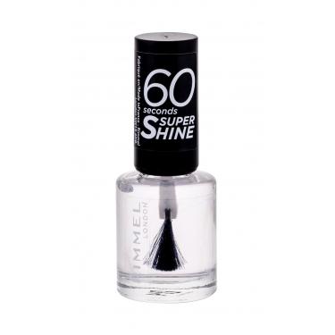 Rimmel London 60 Seconds Super Shine  8Ml 740 Clear   Ženski (Lak Za Nohte)