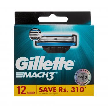 Gillette Mach3   12Pc    Moški (Nadomestno Rezilo)