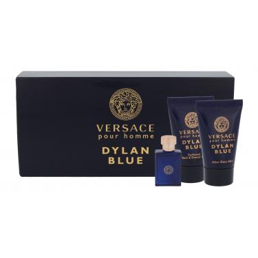 Versace Pour Homme Dylan Blue Edt 5 Ml + Shower Gel 25 Ml + Aftershave Balm 25 Ml 5Ml    Moški (Eau De Toilette)