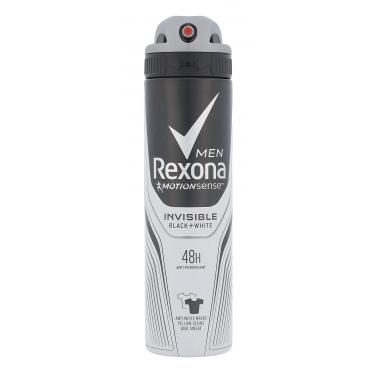 Rexona Men Invisible Black + White  150Ml   48H Moški (Antiperspirant)