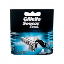 Gillette Sensor Excel  5Pc    Moški (Nadomestno Rezilo)