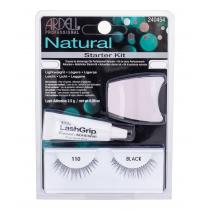 Ardell Natural 110 Fake Eyelashes Demi Wispies 110 1 Couple + Algae Adhesive 2,5 G + Applicator 1Pc Black   Ženski (Umetne Trepalnice)