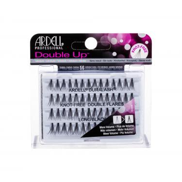 Ardell Double Up Duralash Knot-Free Double Flares  56Pc Long Black   Ženski (Umetne Trepalnice)