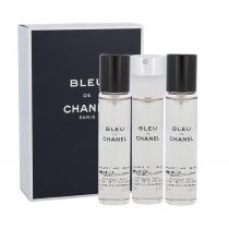 Chanel Bleu De Chanel   3X20Ml  Refill  Moški (Eau De Toilette)