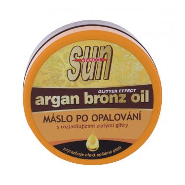 Vivaco Sun Argan Bronz Oil Glitter Aftersun Butter  200Ml    Unisex (Nega Po Soncenju)