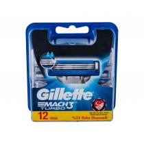 Gillette Mach3 Turbo  12Pc    Moški (Nadomestno Rezilo)