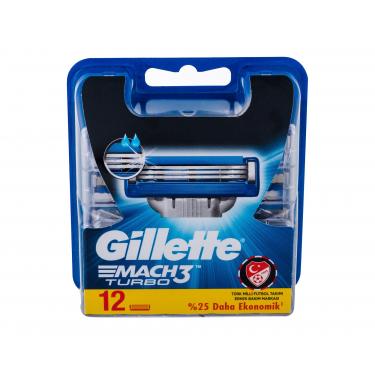 Gillette Mach3 Turbo  12Pc    Moški (Nadomestno Rezilo)