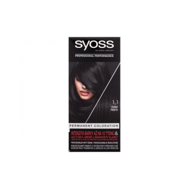 Syoss Permanent Coloration  50Ml  Ženski  (Hair Color)  1-1 Black