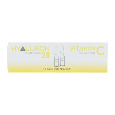 Alcina Hyaluron 2.0 + Vitamin C Ampulle Regenerative Treatment 5 X 1 Ml + Regenerative Treatment Vitamin C 5 X 1 Ml 5Ml    Ženski (Serum Za Kožo)