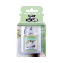 Yankee Candle Vanilla Lime Car Jar  1Pc    Unisex (Osvežilec Zraka Za Avto)