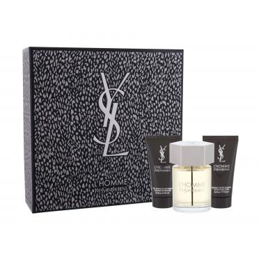 Yves Saint Laurent L´Homme  Edt 100Ml + 50Ml After Shave Balm + 50Ml Shower Gel 100Ml    Moški (Eau De Toilette)