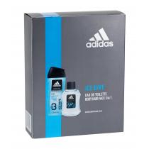 Adidas Ice Dive  Edt 100Ml + 250Ml Shower Gel 100Ml    Moški (Eau De Toilette)