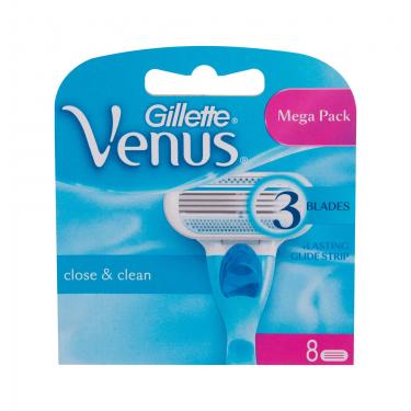 Gillette Venus Close & Clean  8Pc    Ženski (Nadomestno Rezilo)