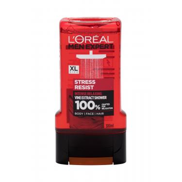 L'Oréal Paris Men Expert Stress Resist  300Ml    Moški (Gel Za Tuširanje)