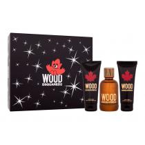 Dsquared2 Wood   Edt 100 Ml + Shower Gel 100 Ml + Aftershave Balm 100 Ml Shower Gel Wm00000101 100Ml M (Eau De Toilette)