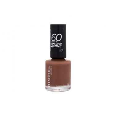 Rimmel London 60 Seconds Super Shine 8Ml  Ženski  (Nail Polish)  140 Chocolate Eclipse