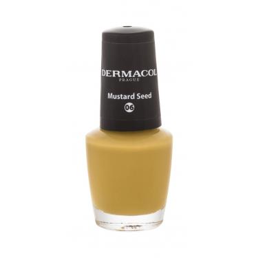 Dermacol Nail Polish Mini  5Ml 06 Mustard Seed  Autumn Limited Edition Ženski (Lak Za Nohte)