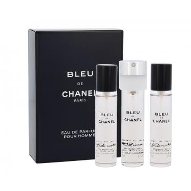 Chanel Bleu De Chanel   60Ml  Refill 3X 20 Ml Moški (Eau De Parfum)