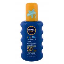Nivea Sun Kids Coloured Sun Spray Spf50+ 200Ml   Ženski (Cosmetic)