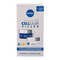 Nivea Hyaluron Cellular Filler Spf15 Daily Facial Cream Spf15 50 Ml + Night Facial Cream 50 Ml 50Ml    Ženski (Dnevna Krema)