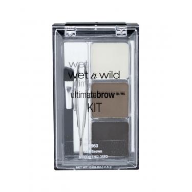 Wet N Wild Ultimate Brow   2,5G Ash Brown   Ženski (Set In Paleta Za Obrvi)