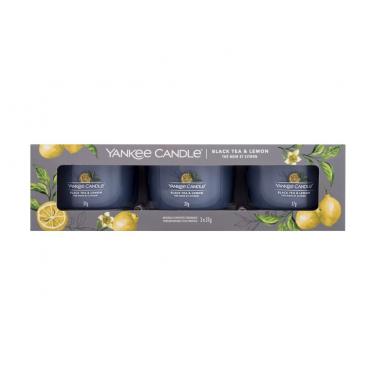 Yankee Candle Black Tea & Lemon  37G Scented Candle 3 X 37 G Unisex  (Scented Candle)  