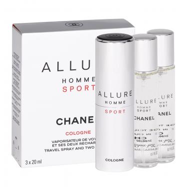 Chanel Allure Homme Sport Cologne   3X20Ml  Twist And Spray  Moški (Eau De Cologne)