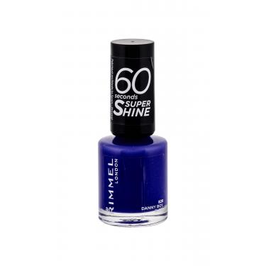 Rimmel London 60 Seconds Super Shine  8Ml 828 Danny Boy, Blue!   Ženski (Lak Za Nohte)