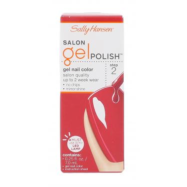 Sally Hansen Salon Gel Polish Step 2  7Ml 220 Red My Lips   Ženski (Lak Za Nohte)