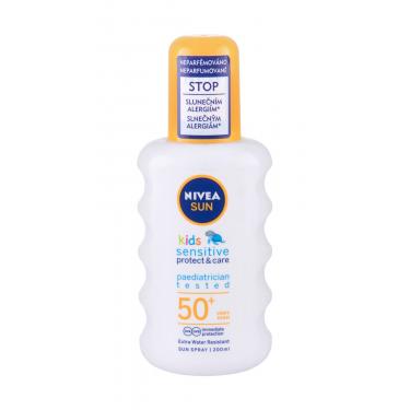 Nivea Sun Kids Protect & Sensitive  200Ml   Sun Spray Spf50+ K (Soncni Losjon Za Telo)
