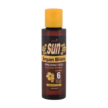 Vivaco Sun Argan Bronz Suntan Oil  100Ml   Spf6 Unisex (Soncni Losjon Za Telo)