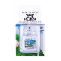 Yankee Candle Clean Cotton Car Jar  1Pc    Unisex (Osvežilec Zraka Za Avto)