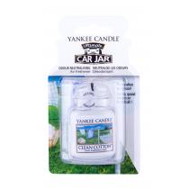 Yankee Candle Clean Cotton Car Jar  1Pc    Unisex (Osvežilec Zraka Za Avto)