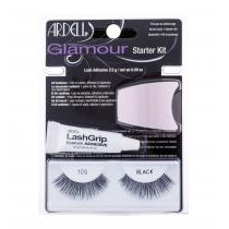Ardell Glamour 105 1 Pair Of Lashes + Adhesive Lashgrip 2,5 G + Applicator 1Pc Black   Ženski (Umetne Trepalnice)