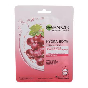 Garnier Skin Naturals Hydra Bomb Natural Origin Grape Seed Extract  1Pc    Ženski (Obrazna Maska)