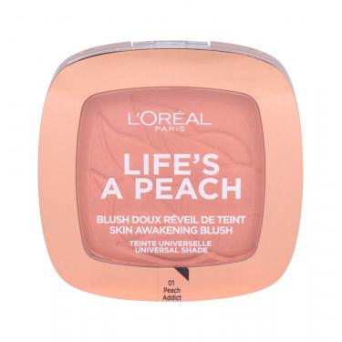 L'Oréal Paris Wake Up & Glow Life´S A Peach  9Ml 01 Peach Addict   Ženski (Rdecilo)