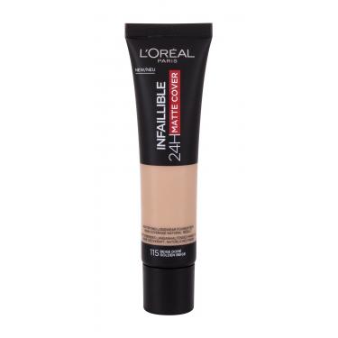 L'Oréal Paris Infaillible 24H Matte Cover  30Ml 115 Golden Beige   Ženski (Makeup)