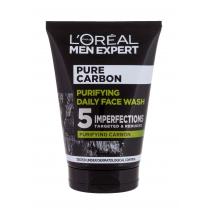 L'Oréal Paris Men Expert Pure Carbon  100Ml   Purifying Daily Face Wash Moški (Cistilni Gel)