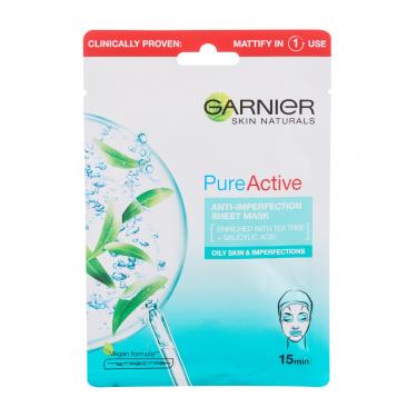 Garnier Pure Active Anti-Imperfection  1Pc    Ženski (Obrazna Maska)