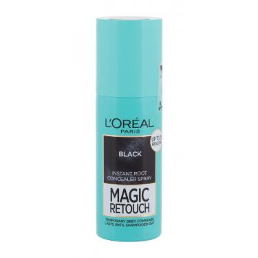 L'Oréal Paris Magic Retouch Instant Root Concealer Spray  75Ml Black   Ženski (Barva Las)