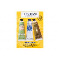 Loccitane Soft Hands Trio  30Ml Almond Delicious Hand Cream 30 Ml + Shea Hand Cream Dry Skin 30 Ml + Verveine Cooling Hand Cream Gel 30 Ml Ženski  Hand Cream(Hand Cream)  