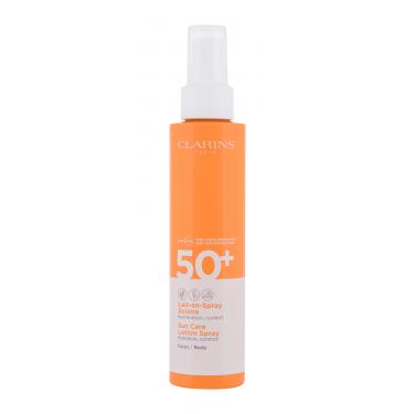 Clarins Sun Care Lotion Spray  150Ml   Spf50+ Unisex (Soncni Losjon Za Telo)
