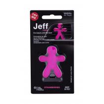 Mr&Mrs Fragrance Jeff   1Pc   Strawberries Unisex (Osvežilec Zraka Za Avto)