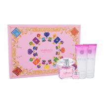 Versace Bright Crystal  Edt 90 Ml + Edt 5 Ml + Body Lotion 100 Ml + Shower Gel 100 Ml 90Ml    Ženski (Eau De Toilette)