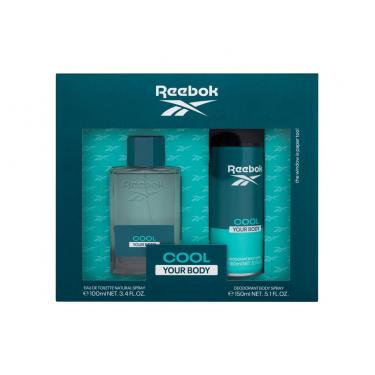 Reebok Cool Your Body  100Ml Edt 100 Ml + Deodorant 150 Ml Moški  Deodorant(Eau De Toilette)  
