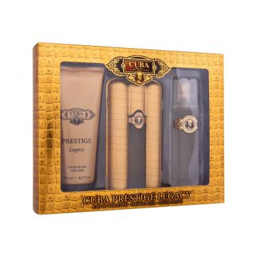 Cuba Prestige Legacy   EDT 90 ml + Shower Gel 200 ml + After Shave Lotion 100 ml Aftershave Water  90ml(Eau de Toilette) Moški